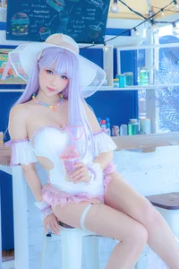 Ethereal Charm: Ely_eee Captivates in the Stunning Plymouth Swimsuit Collection-9