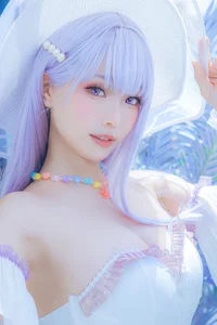 Ethereal Charm: Ely_eee Captivates in the Stunning Plymouth Swimsuit Collection-10