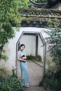 Shaoxing Jiangnan Aesthetic: Xiao Lan in Modern Cheongsam Fashion - Art Language Vol.9301 Oriental Beauty Collection-12