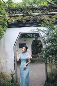Shaoxing Jiangnan Aesthetic: Xiao Lan in Modern Cheongsam Fashion - Art Language Vol.9301 Oriental Beauty Collection-7