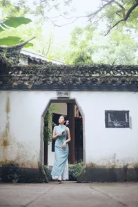 Shaoxing Jiangnan Aesthetic: Xiao Lan in Modern Cheongsam Fashion - Art Language Vol.9301 Oriental Beauty Collection-6