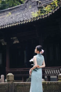 Shaoxing Jiangnan Aesthetic: Xiao Lan in Modern Cheongsam Fashion - Art Language Vol.9301 Oriental Beauty Collection-5