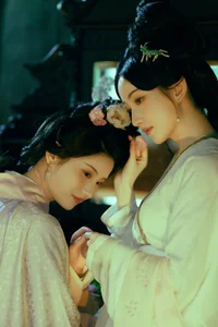 Ethereal Spring Glow: Yu Wei Jiang Captivates in the Art Language Vol. 9069 Photography Series-5