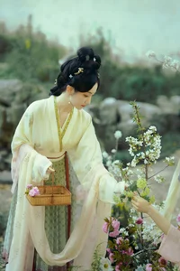 Ethereal Spring Glow: Yu Wei Jiang Captivates in the Art Language Vol. 9069 Photography Series-4