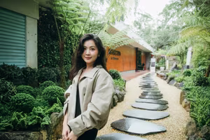 VGU No.66: Radiant Vietnamese Girl Blooms Amidst Dreamy Purple Flowers-2