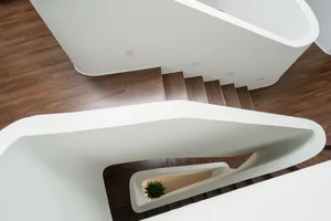 Stunning Modern Architecture: Explore This Innovative Curved Tube House Design in Da Nang, Vietnam for Ultimate Minimalist Living Inspiration-5