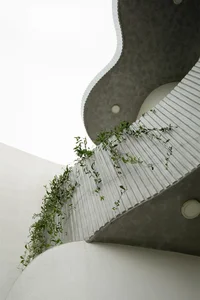 Stunning Modern Architecture: Explore This Innovative Curved Tube House Design in Da Nang, Vietnam for Ultimate Minimalist Living Inspiration-4