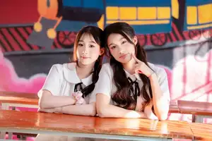 Gentle Moment Serene Girl Lost in Pink Dreamy Relaxation-5