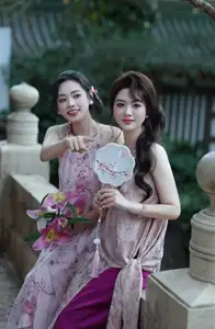 Enchanting Vietnamese Beauty: A Graceful Portrait in Modern Traditional Dress and Fan-15