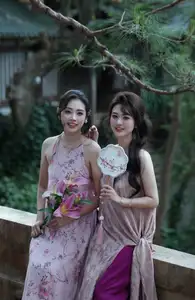 Enchanting Vietnamese Beauty: A Graceful Portrait in Modern Traditional Dress and Fan-9