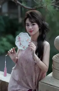 Enchanting Vietnamese Beauty: A Graceful Portrait in Modern Traditional Dress and Fan-11