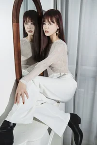 Artistic Floral Portrait Series featuring Hua Fu Tian Tong: YiTuYu Art Language Vol.9144 - Elegant Girl and Flower Photography Collection-13