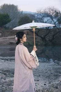 Timeless Elegance of Yi Ming in Art Language Vol.8869 - A Poetic Riverside Muse-15