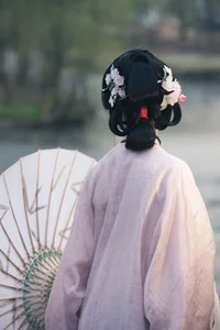 Timeless Elegance of Yi Ming in Art Language Vol.8869 - A Poetic Riverside Muse-16