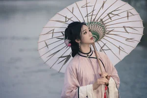 Timeless Elegance of Yi Ming in Art Language Vol.8869 - A Poetic Riverside Muse-6