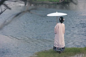 Timeless Elegance of Yi Ming in Art Language Vol.8869 - A Poetic Riverside Muse-13