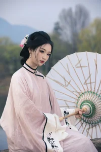 Timeless Elegance of Yi Ming in Art Language Vol.8869 - A Poetic Riverside Muse-23