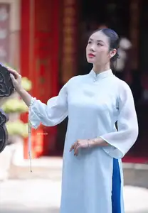 Elegant Vietnamese Girl in Traditional Ao Dai Capturing Timeless Asian Beauty-12