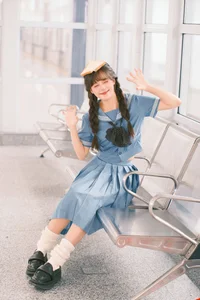 Urban Chic Subway Portrait Photography Featuring Xia Yu Xiao Nian in YiTuYu Art Language Vol.9383 – Aesthetic Transit Style Inspiration-2