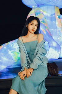 Elegant Moonlight Photography: YiTuYu Art Language Vol.9152 featuring Model Jian Xiao Cheng (44 High-Quality Images)-38