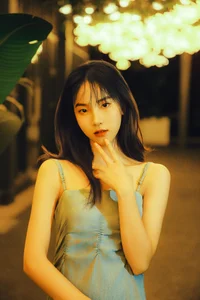 Elegant Moonlight Photography: YiTuYu Art Language Vol.9152 featuring Model Jian Xiao Cheng (44 High-Quality Images)-34