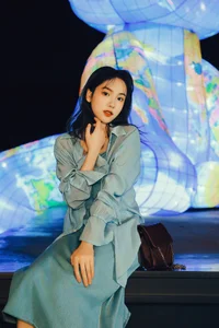 Elegant Moonlight Photography: YiTuYu Art Language Vol.9152 featuring Model Jian Xiao Cheng (44 High-Quality Images)-30