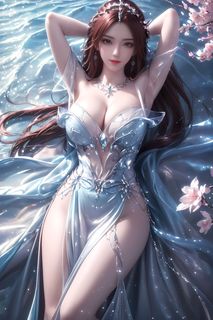 AI Generated Kuzan: Stunning Fairy Ye Qingxian in Perfect World Part01-22