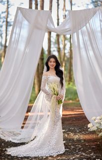 Elegant Bride Portrait: Wedding Fashion HD Wallpaper | Beautiful Woman-2