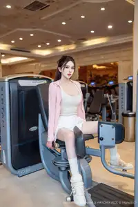 XingYan Vol.408: Li Li Sha - Elegant Beauty in Modern Fitness Style-3