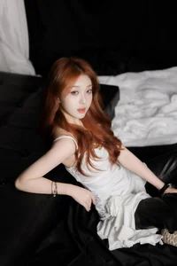 Stunning Artistic Portrait Photography of Momo Wu - YiTuYu Art Language Vol.9280 Featuring Vibrant Red and White Aesthetics-23