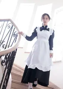 Sumida Ayano: Classic Maid Charm in 'Golden Siesta' YJ PHOTO BOOK-4