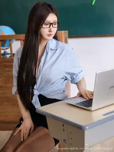 Discover Jin Yun Xi Yuki: Elegant & Seductive Teacher from XiuRen No.10634 Series-8