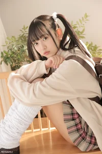 Stunning Portrait Gallery of Yui Iruma in Classic Blue Swimwear - LOVEPOP Photoset 20 Featuring Minimalist Style and Elegant Posing-13