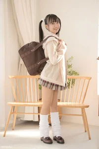 Stunning Portrait Gallery of Yui Iruma in Classic Blue Swimwear - LOVEPOP Photoset 20 Featuring Minimalist Style and Elegant Posing-9