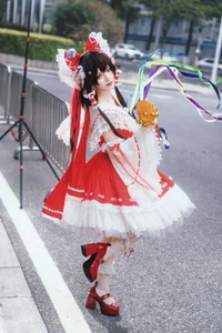 Ethereal Reimu Cosplay by Hua Qi Hana at Firefly Comic-Con Part01-26