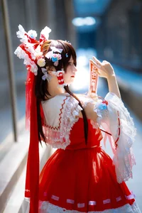 Ethereal Reimu Cosplay by Hua Qi Hana at Firefly Comic-Con Part01-32