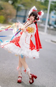 Ethereal Reimu Cosplay by Hua Qi Hana at Firefly Comic-Con Part01-12