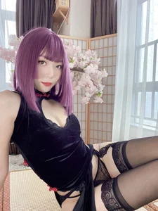 Modern High-Slit Lace Qipao Collection by Money Leng Leng: Elegant Asian Fashion and Traditional Cheongsam Style Part 02-15