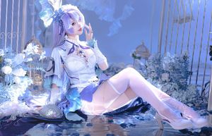 Dive into Wuthering Waves: Zouluyiao Zly's Enchanting Cantarella Cosplay - A Magical Frozen World Experience-14
