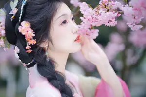 Zi Yu's Ethereal Beauty Amidst Cherry Blossoms – A YiTuYu Art Language Vol.8834 Masterpiece-7