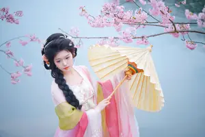 Zi Yu's Ethereal Beauty Amidst Cherry Blossoms – A YiTuYu Art Language Vol.8834 Masterpiece-2