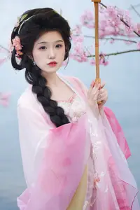 Zi Yu's Ethereal Beauty Amidst Cherry Blossoms – A YiTuYu Art Language Vol.8834 Masterpiece-10