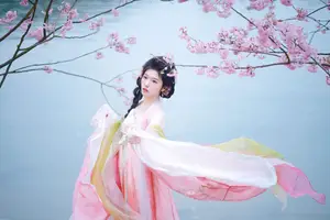 Zi Yu's Ethereal Beauty Amidst Cherry Blossoms – A YiTuYu Art Language Vol.8834 Masterpiece-3