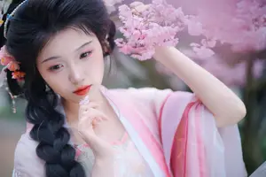 Zi Yu's Ethereal Beauty Amidst Cherry Blossoms – A YiTuYu Art Language Vol.8834 Masterpiece-4