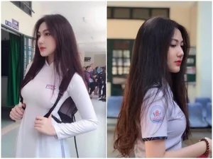 The Timeless Beauty of the Vietnamese Ao Dai: A Look Back at Student Icon Trần Nguyễn Triệu Vy’s Stunning Style Evolution-5