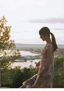 Nogizaka46's Ayame Tsutsui Shines on the Sea: Explore 'Kanjou no Sukima' Part02 in Her Evocative 1st Photobook-1