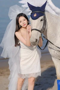 Ethereal Pegasus Muse by the Sea - YiTuYu Art Language Vol.8882-13