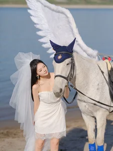 Ethereal Pegasus Muse by the Sea - YiTuYu Art Language Vol.8882-10