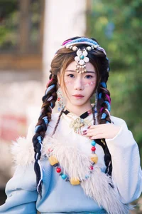 Vẻ Đẹp Thanh Khiết: Huang Ying Giữa Cánh Đồng Hoa Gesang Rực Rỡ Nơi Cao Nguyên-20