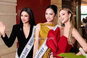 Miss Universe: Radiant Beauty of Honduras, Puerto Rico Delegates at Gala Night-8
